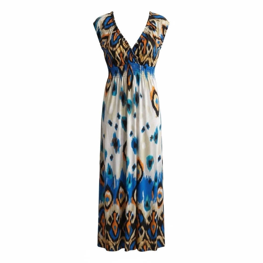Mlle Gabrielle S Abstract Diwali Chevron Mandalorian Medallion Nomadic Dress